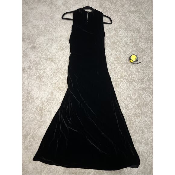Ulla Johnson Cornelia Velvet Sleeveless Midi Dress in Black Size 0 $790 - Picture 11 of 13